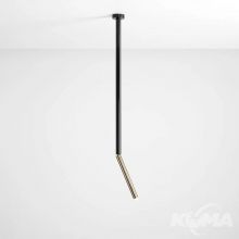 Stick plafon 1xG9 5W czarno/złoty